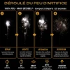 Feu d'Artifice Compact ARDI® 100% FEU - MAXI DÉCIBEL® - 25 Tirs - 25 secondes