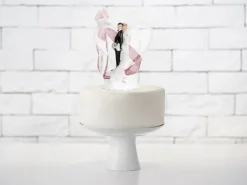 Figurine mariage couple avec coeur