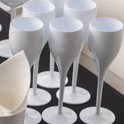 Flûte à Champagne Blanche 12cl