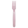 Fourchette incassable PP Rose Pastel - Lot de 6