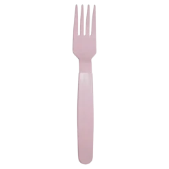 Fourchette incassable PP Rose Pastel - Lot de 6