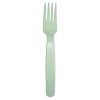 Fourchette incassable PP Vert Pastel - Lot de 6