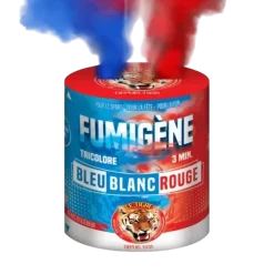 Fumigène en pot 3 minutes Tricolore Bleu Blanc Rouge