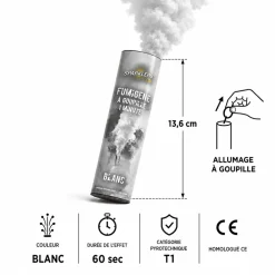 Fumigène à main goupille 1 minute Blanc