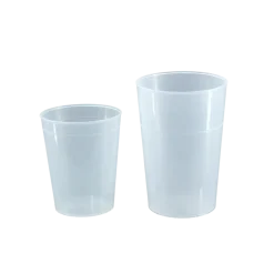 Gobelet Ecocup 10cl utile (12cl ras bord) Réutilisable - Type Café, Dégustation, Shooters