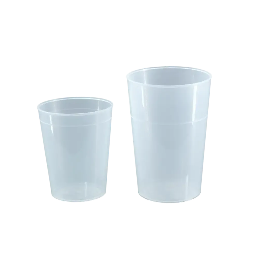 Gobelet Ecocup 10cl utile (12cl ras bord) Réutilisable - Type Café, Dégustation, Shooters