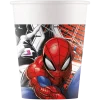 Gobelet en carton Spiderman - 25cl - Lot de 8