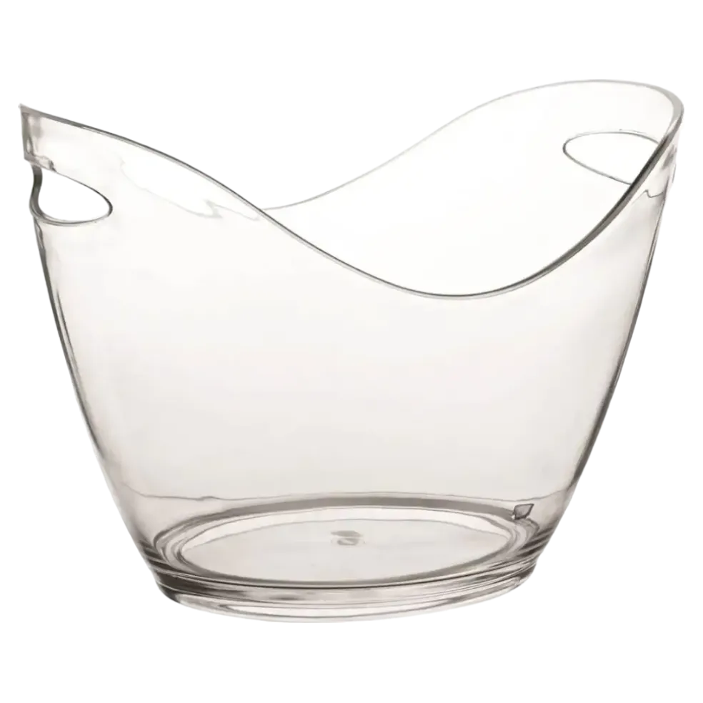 Grand seau à champagne transparent - 35cm