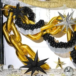 Guirlande de ballons - Chaine en Or - Mylar - 6,7m