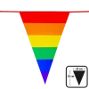 Guirlande de Fanions Arc-en-ciel – 10 m (30 x 20 cm)