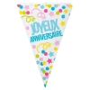 Guirlande de Fanions "Joyeux Anniversaire" Color Party