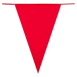 Guirlande de Fanions Rouge – Décoration Fête et Événement