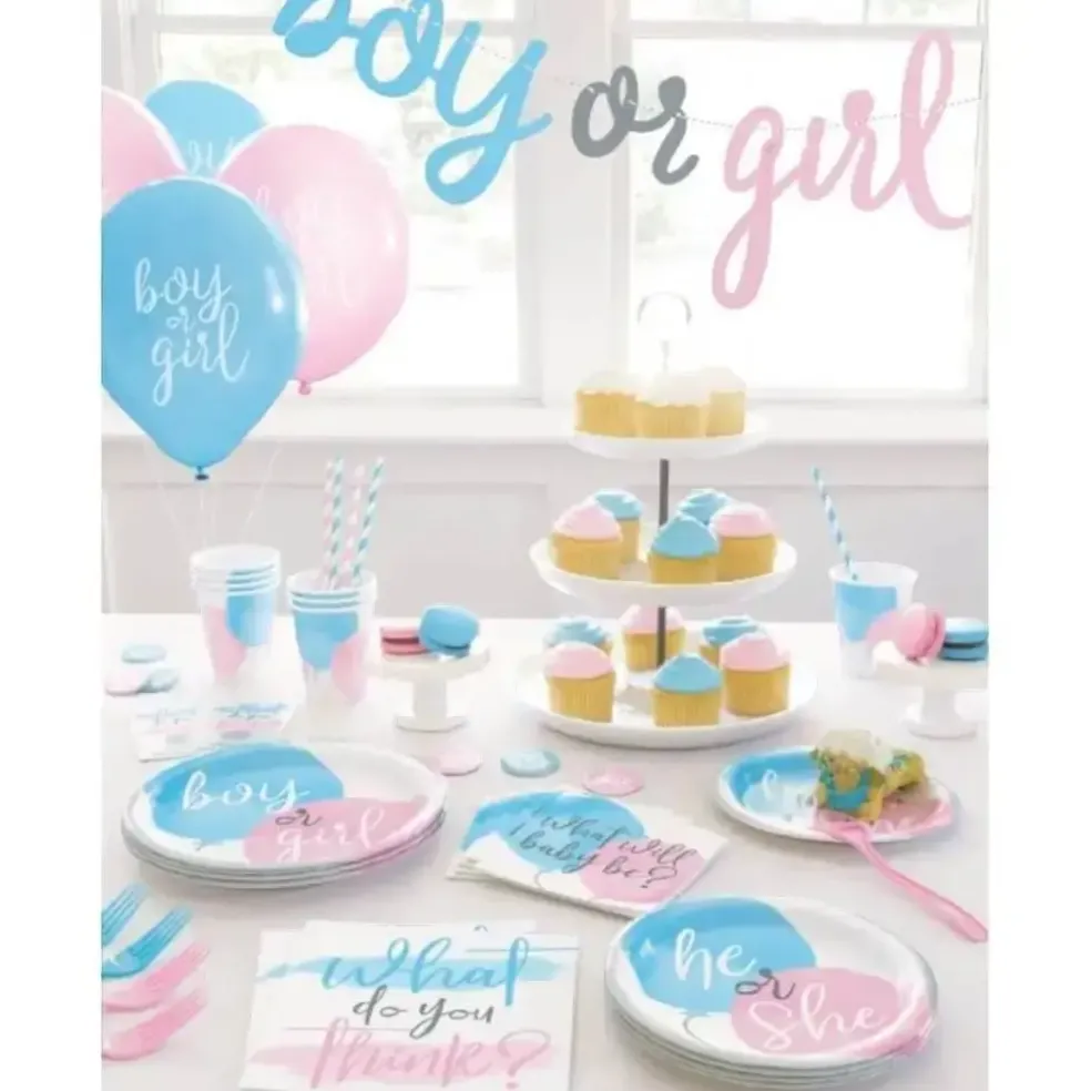 Guirlande en papier "Boy or Girl ?" - 213cm