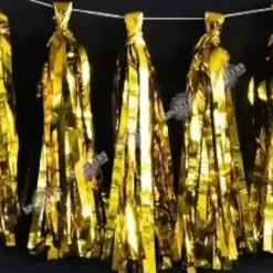 Guirlande tassel or 12 pompons