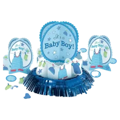 Kit décoration de table Baby Shower Garçon (23 pièces)