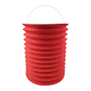 12 Lampions Cylindrique Rouge en Papier