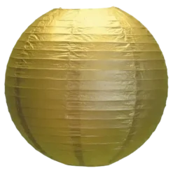 Lanterne Japonaise Or 35cm