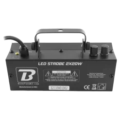 LED STROBE 2X20W - BOOMTONE DJ - MACHINE A LED