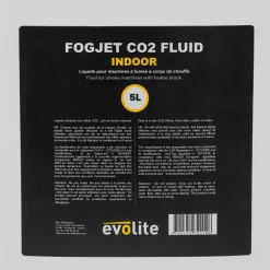 Liquide à fumée effet CO2 – FogJet CO2 Indoor Evolite – Usage intérieur – Bidon 5L