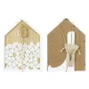 Livre d'or en bois - Maison & 50 coeurs