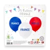 LOT DE 25 BALLONS - BLEU BLANC ROUGE - FRANCE - 30CM