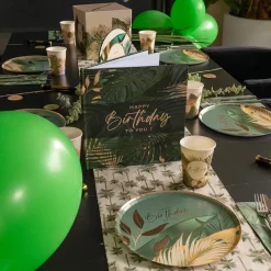 Lot de 100 Ballons de Baudruche Biodégradable Verts