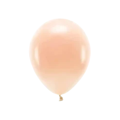 Lot de 100 Ballons de Baudruche Pastel Biodégradables Pêche