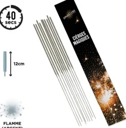 Lot de 4 Fontaines à Gâteaux + 30 Cierges Magiques