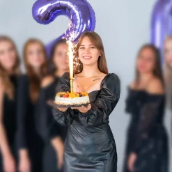 Lot de 4 Fontaines à Gâteaux + 30 Cierges Magiques