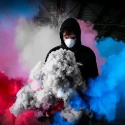 Lot de 5 Fumigènes à Frottoir Jaune 1 min