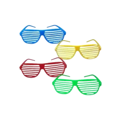 Lot de 12 Lunettes Store Néon Fluorescentes Multicolore
