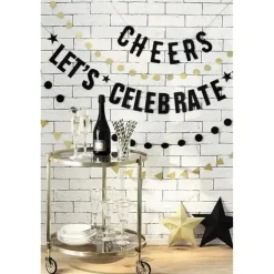 Lot de 10 pailles en papiers noires et blanches