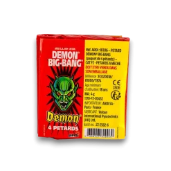 Lot de 10 paquets Pétards DÉMON® BIG-BANG® (4 unités/paquet)