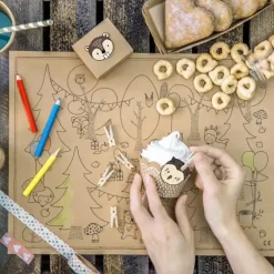 Lot de 20 épingles en bois