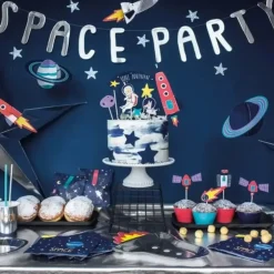 Lot de 20 Serviettes - Space Party - 33x33cm