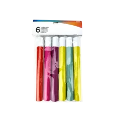 2 Lots de 6 Sarbacanes Sécurisées Happy Color – 12 Accessoires de Fête