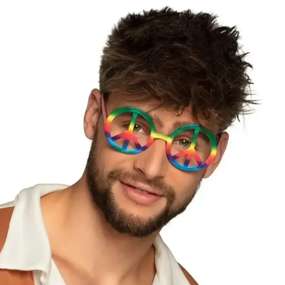 Lunettes Hippie multicolore (lot de 3)