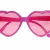 Lunettes Roses Forme Coeur