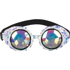 Lunettes Steampunk Argent – Lunettes Vintage Rétro pour Déguisement