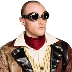 Lunettes Steampunk laiton et noir