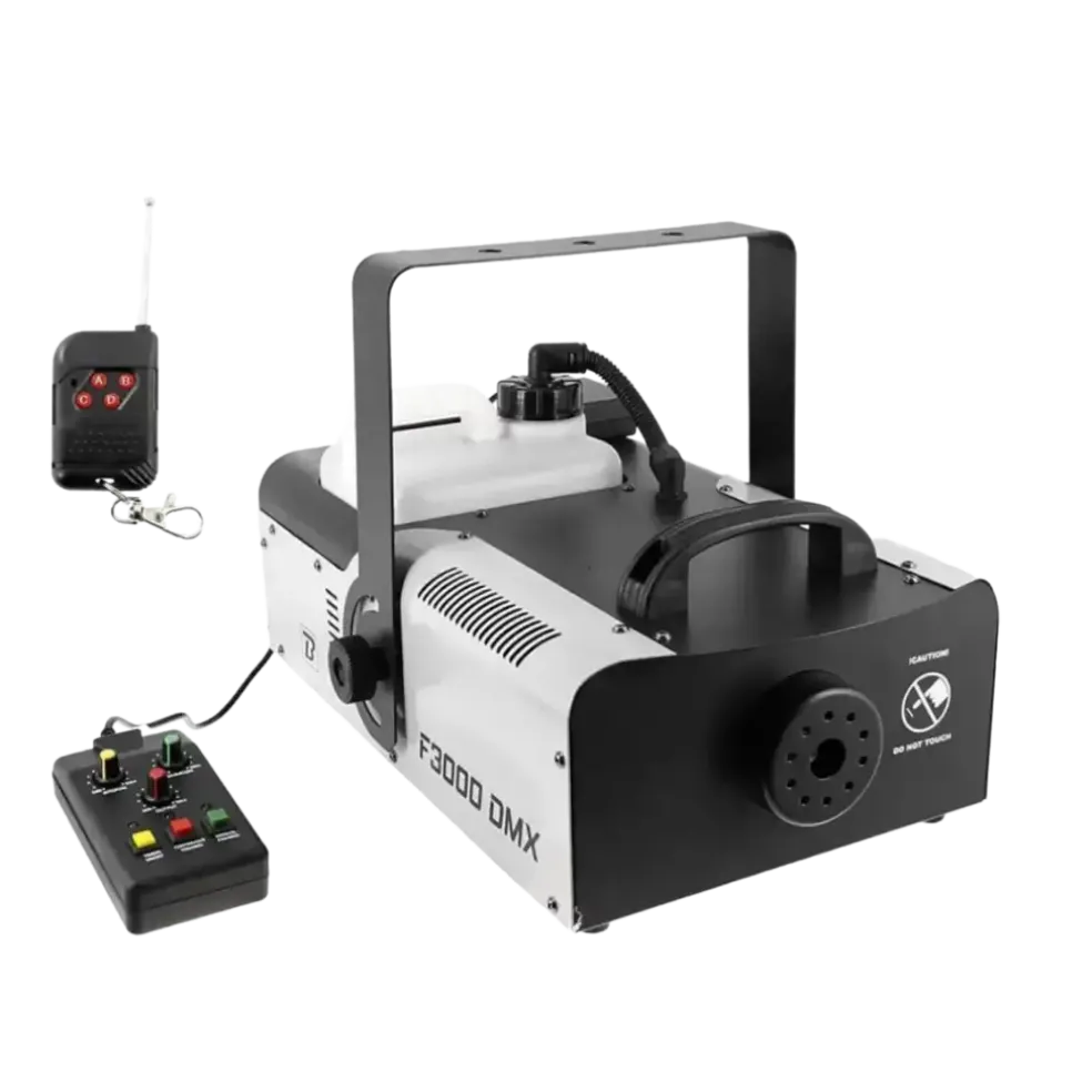 MACHINE À FUMÉE FOG 3000 DMX + SPARKLERS CLUB® - LIQUIDE À FUMÉE HAUTE DENSITÉ 5L