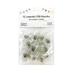 12 mini ampoules LED pour Lampions ou Ballons