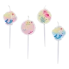 Mini Bougie Sirène Be a Mermaid (lot de 4)