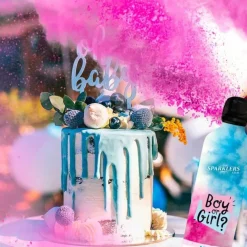 Mini Extincteur à poudre Gender Reveal - Rose