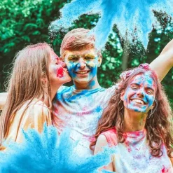 Mini Extincteur à poudre Holi - Bleu