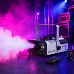 Pack Machine à Fumée DJ F1500 Pro 1500 W & Liquide à Fumée Standard 5 L Sparklers Club®