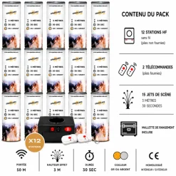 PACK PRESTIGE #2 (12 STATIONS + 15 JETS DE SCENE 3M 30 SEC)