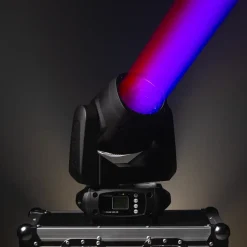 Pack 2 projecteurs beam 100 W en flight case – Evo Beam 100 CR Set Evolite – Contrôle DMX & LED multicolore