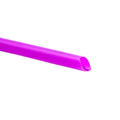 Paille Bubble Tea biseautée en PP multicolore recyclable 20cm ø 12mm – Certifiée alimentaire et réutilisable (Lot de 100)