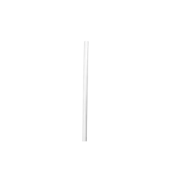 Paille Cocktail "Small" en PP blanc recyclable 15cm ø 8mm – Certifiée alimentaire et réutilisable (Lot de 250)